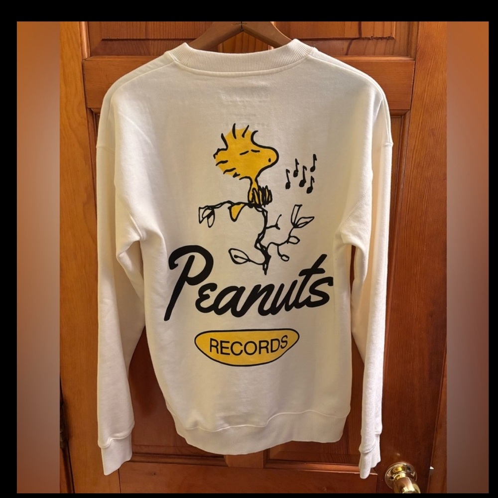 Peanuts Cream Colored Crewneck Sweater